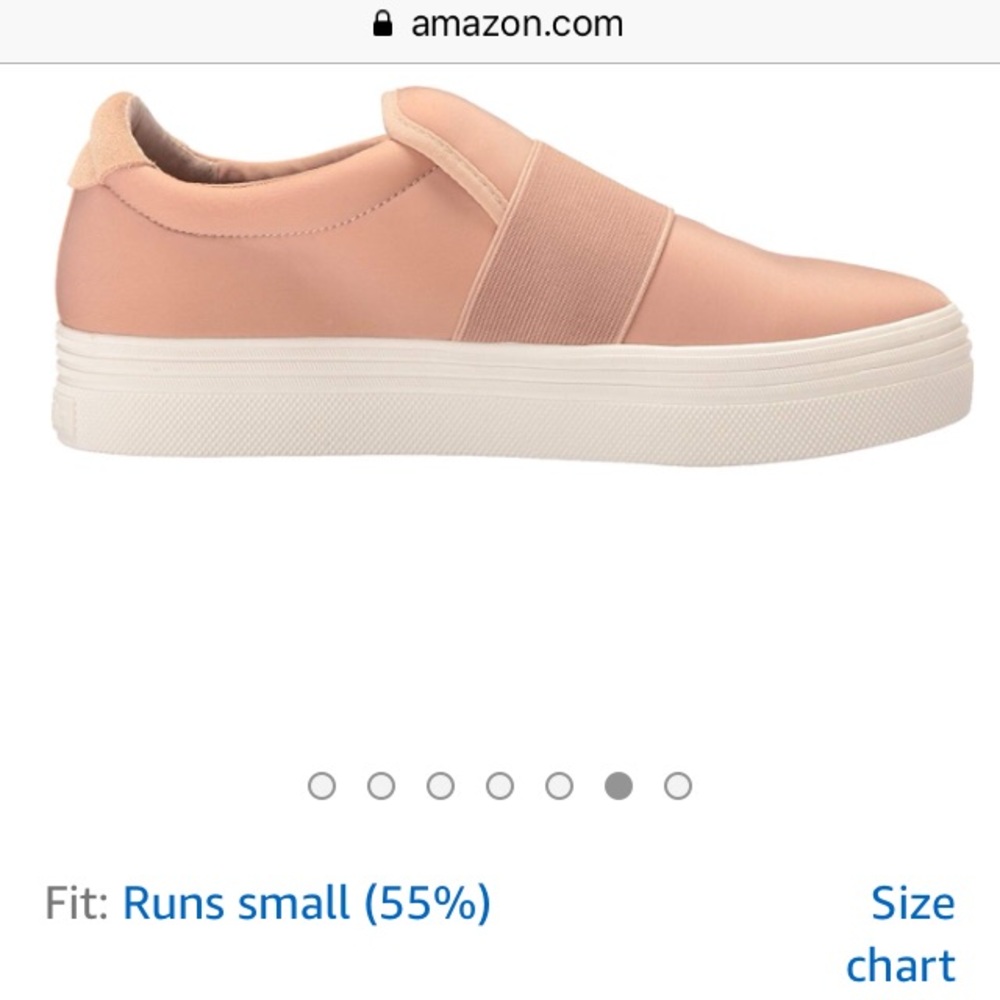 SOLD Dolce Vita Blush Neoprene Sneakers Size 6.5 - Picture 6 of 6